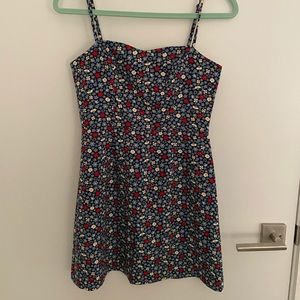 Floral French Connection dress.